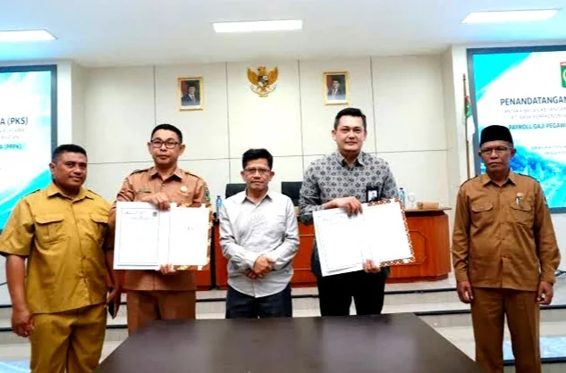 Pemkab Lombok Utara Percayakan Penyaluran Gaji PPPK ke BUMD Daerah kepada BPR NTB